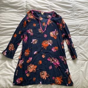 J Crew Floral Bathing Suit Coverup